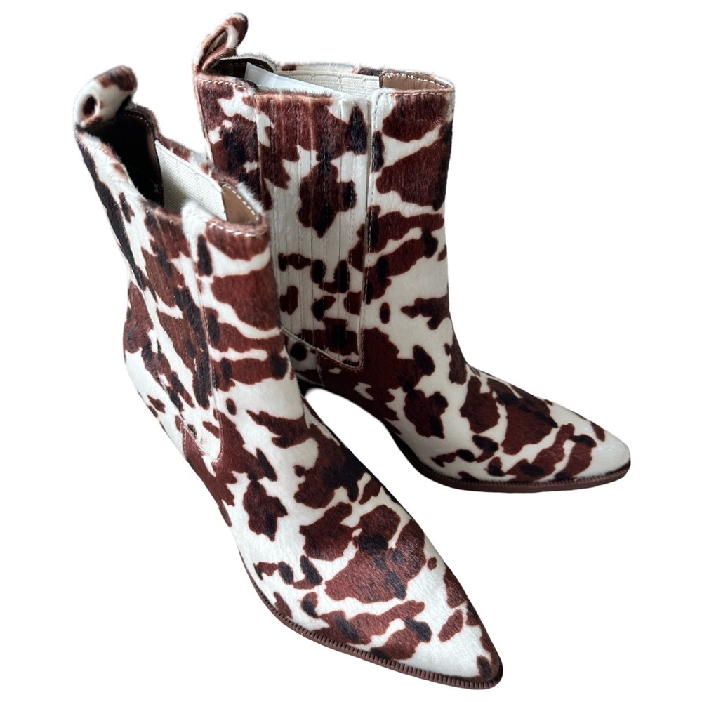 Dolce Vita NWD Steffi Bootie Cow Print Women’s Size 9 - Picture 5 of 8